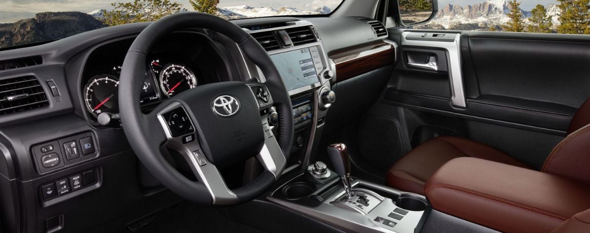 Interior view of a Toyota 4Runner