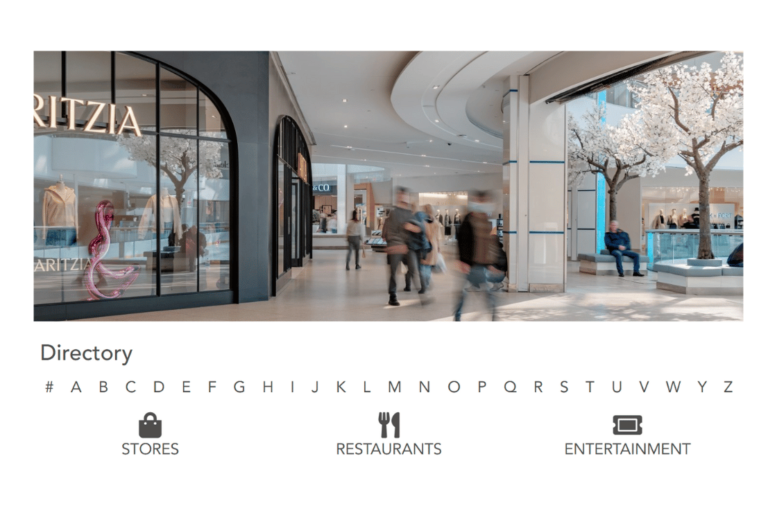 The expansive online directory for West Edmonton Mall.