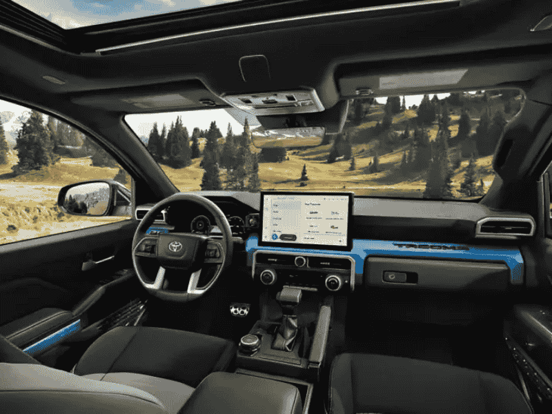 Lifestyle Shot of Interior of 2025 Toyota Tacoma